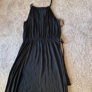 LOFT Elegant Black Backless Dress